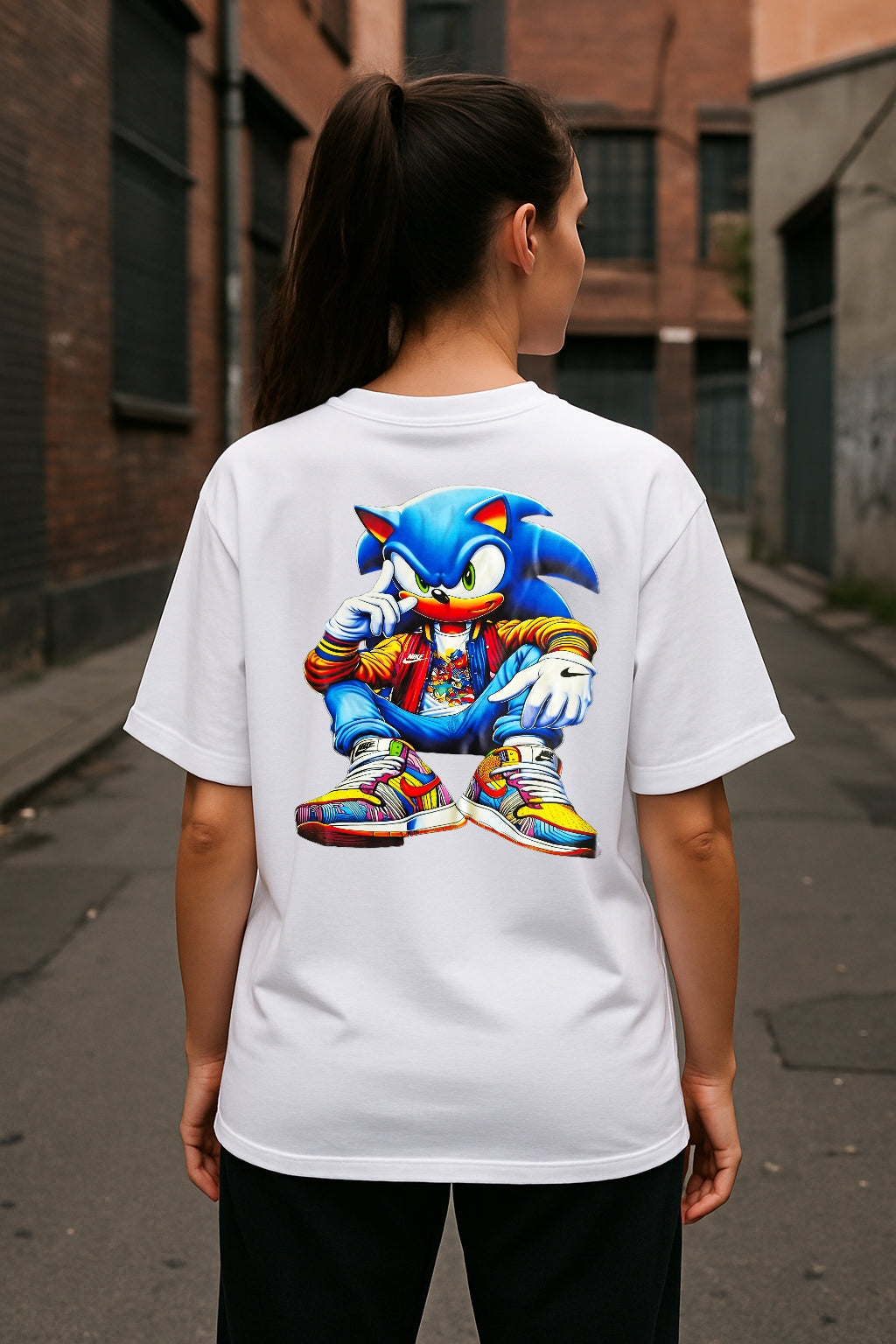 Remera Oversized NK Sonic Flow