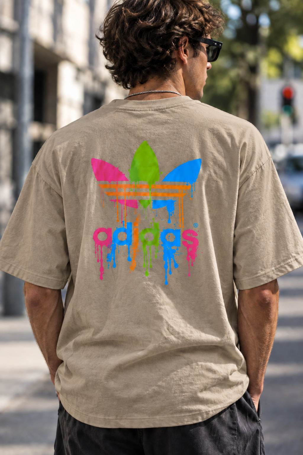 Remera Oversized ADI Meltdown