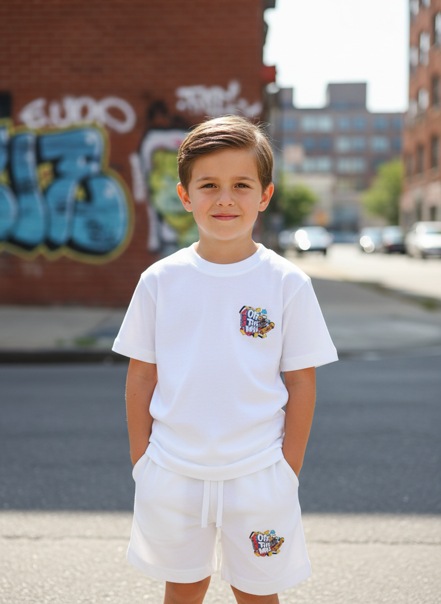 Conjunto Remera y Short VNS Off The Wall