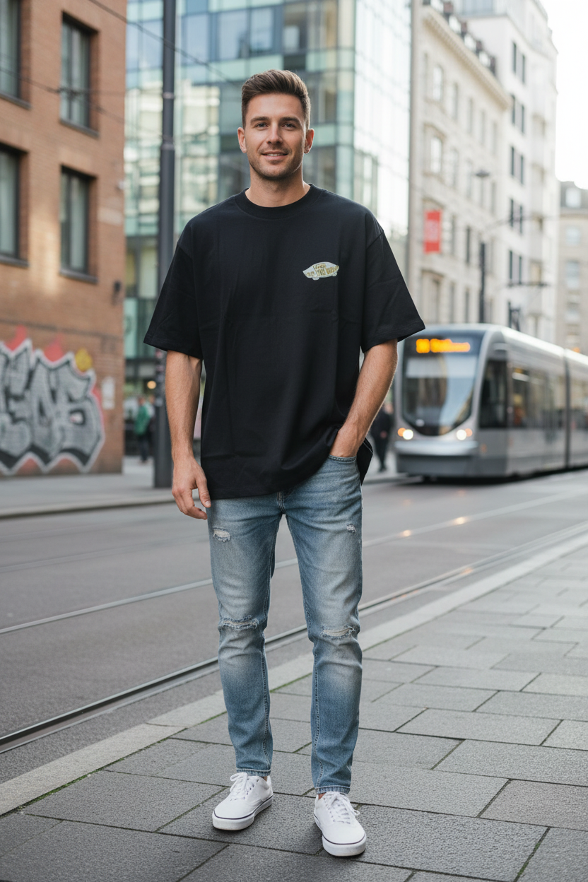 Remera Oversized VNS Break the Mold