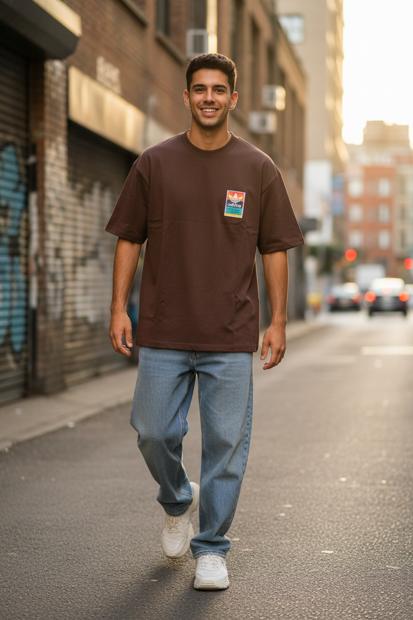 Remera Oversized ADI Raimbow