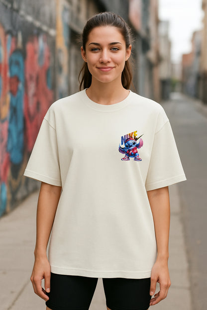 Remera Oversized NK Stich Vibes
