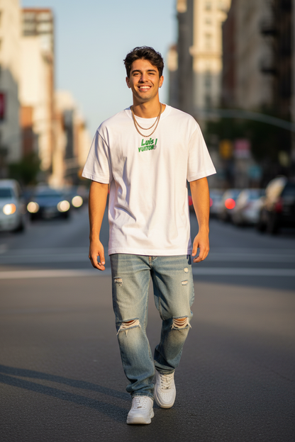 Remera Oversized LV Bear Style