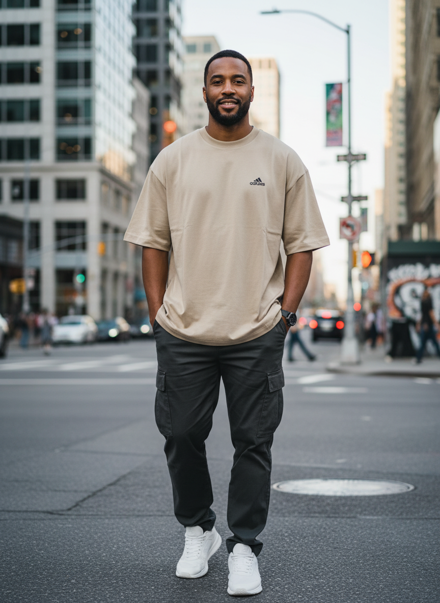 Remera Oversized ADI Athletics