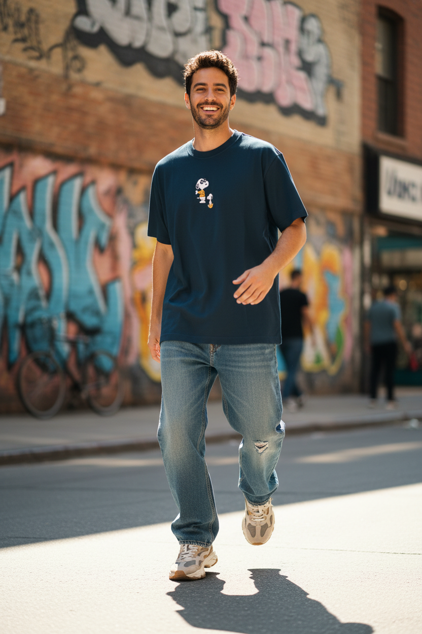 Remera Oversized OW Joe Kaws