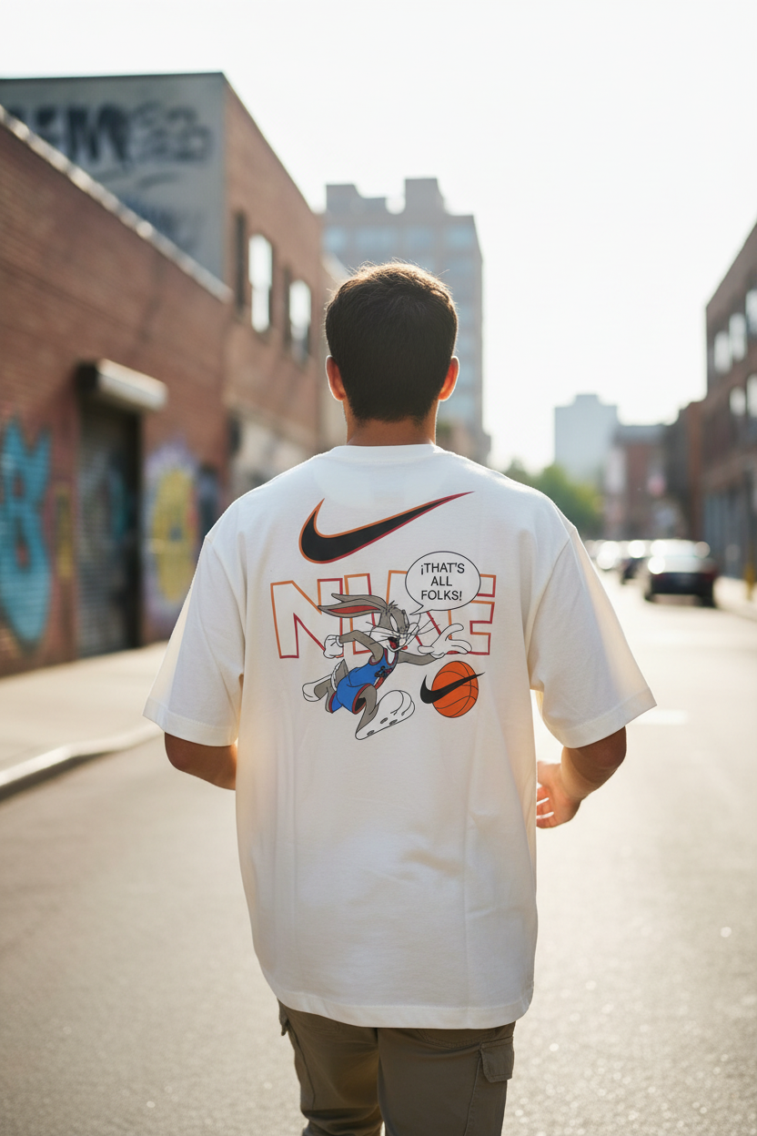 Remera Oversized NK That's All Folks