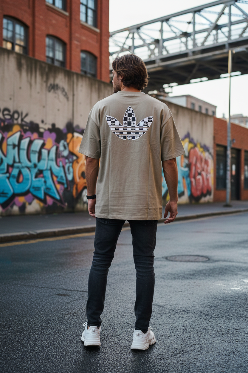 Remera Oversized ADI Finish Flag