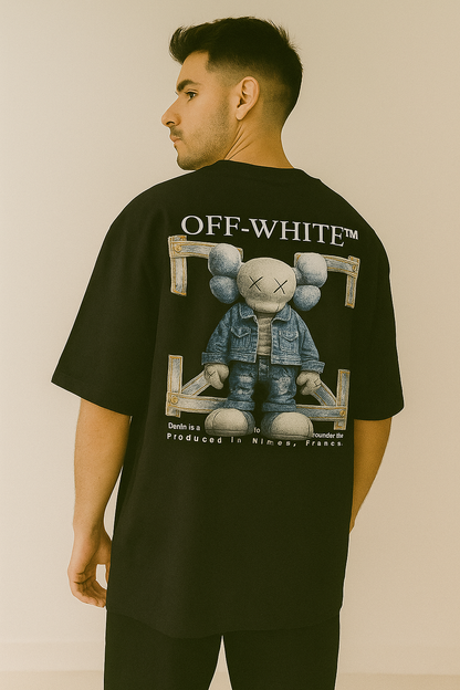 Remera Oversized OFWHT Jean's Bear
