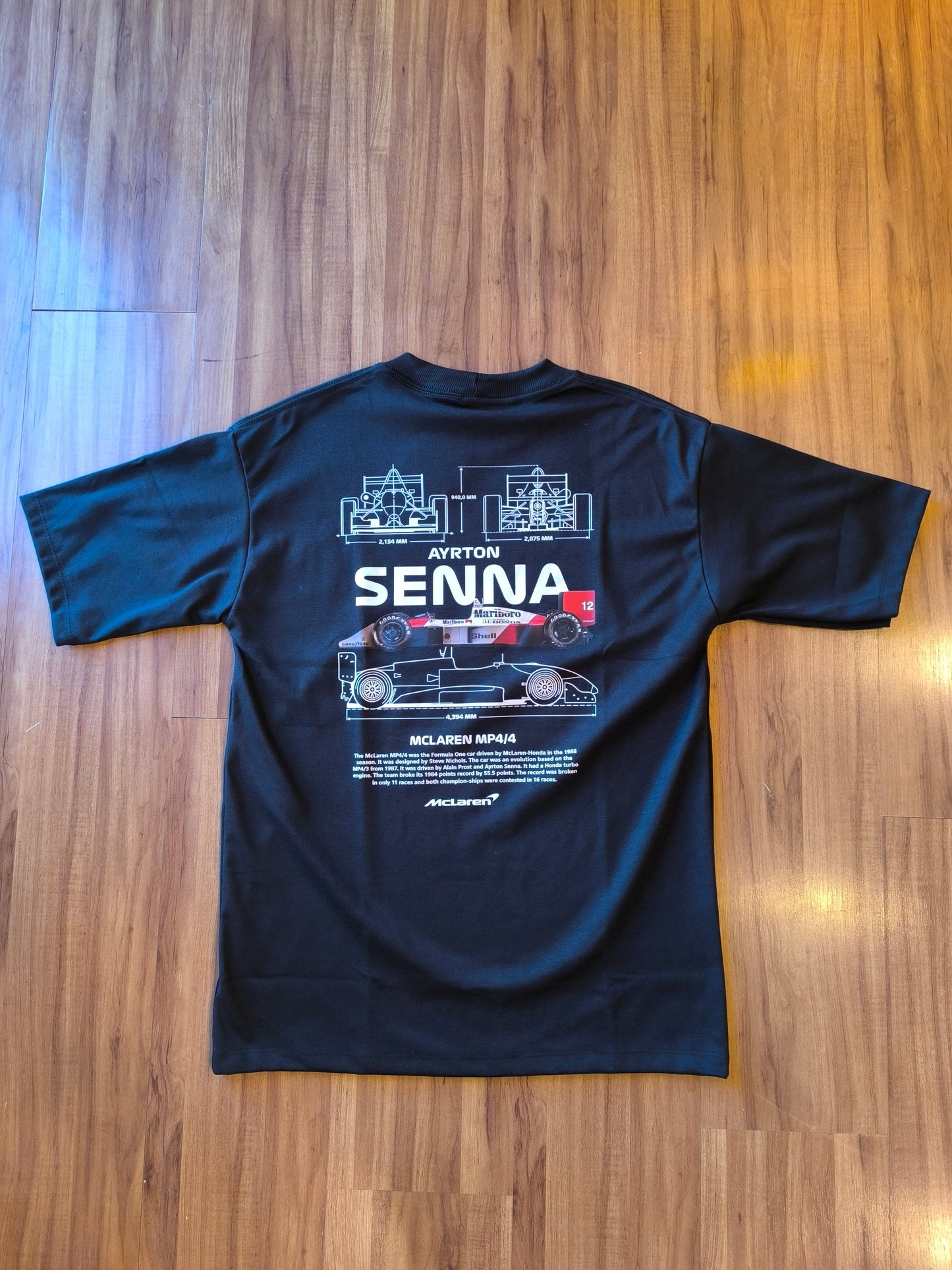 Remera Oversized Ayrton Senna