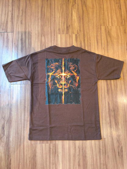 Remera Oversized Lion Faith