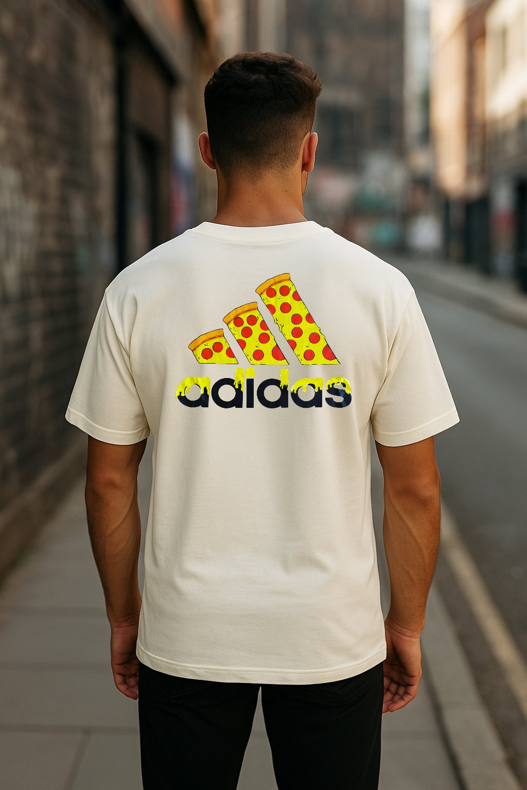 Remera Oversized ADI Pizza Drop