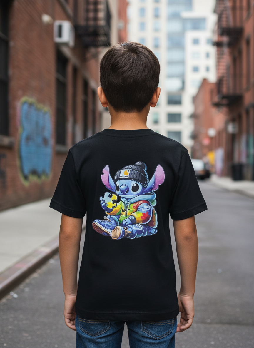 Remera Oversized NK Puzzle