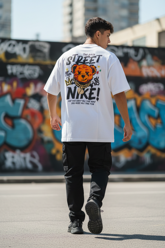 Remera Oversized NK Back Street