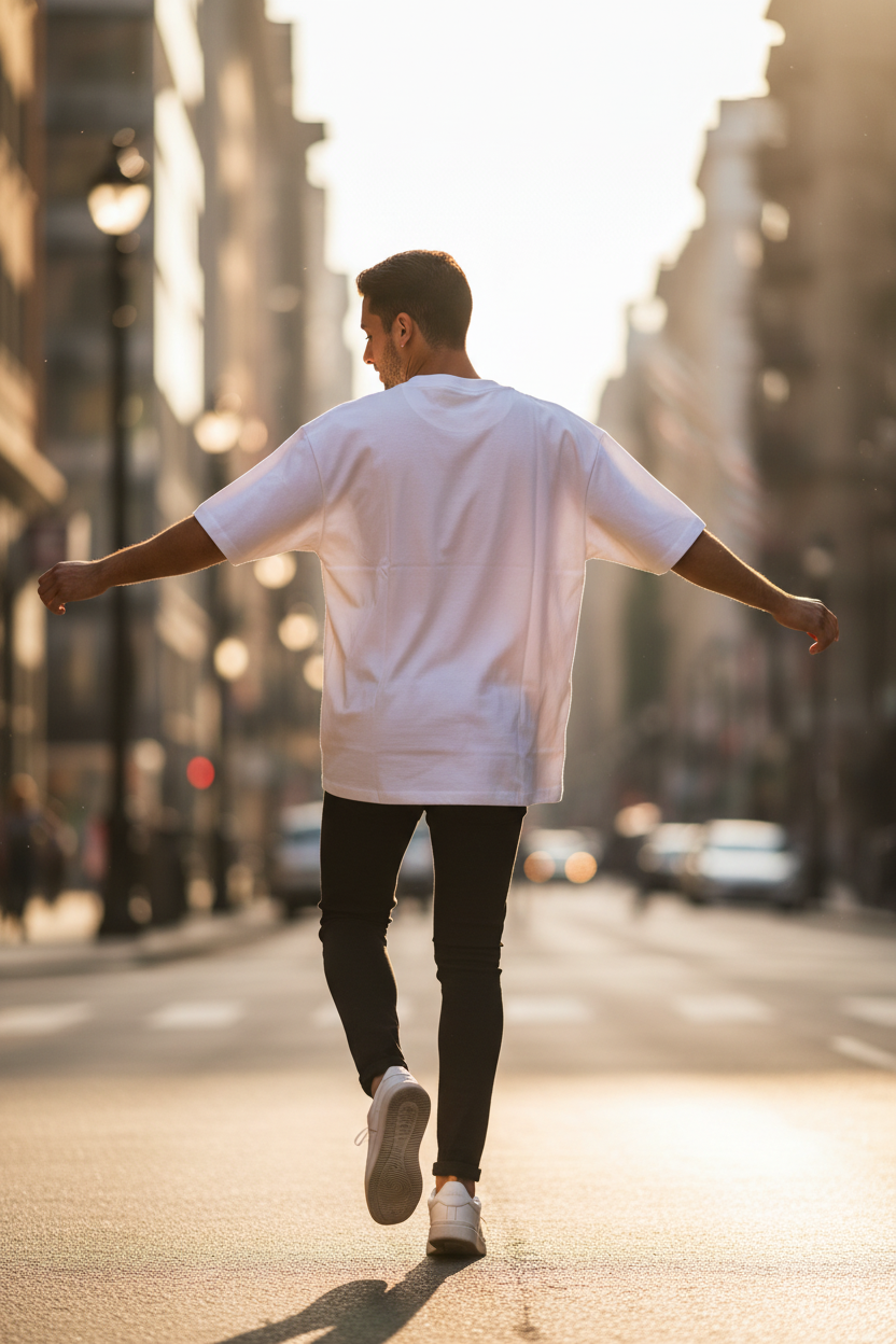 Remera Oversized NK Clean Code
