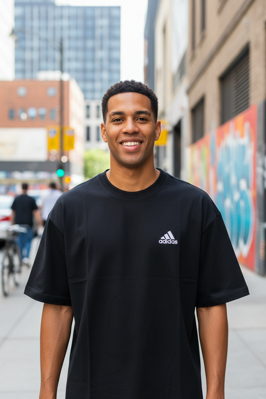 Remera Oversized ADI Stripe's Circle