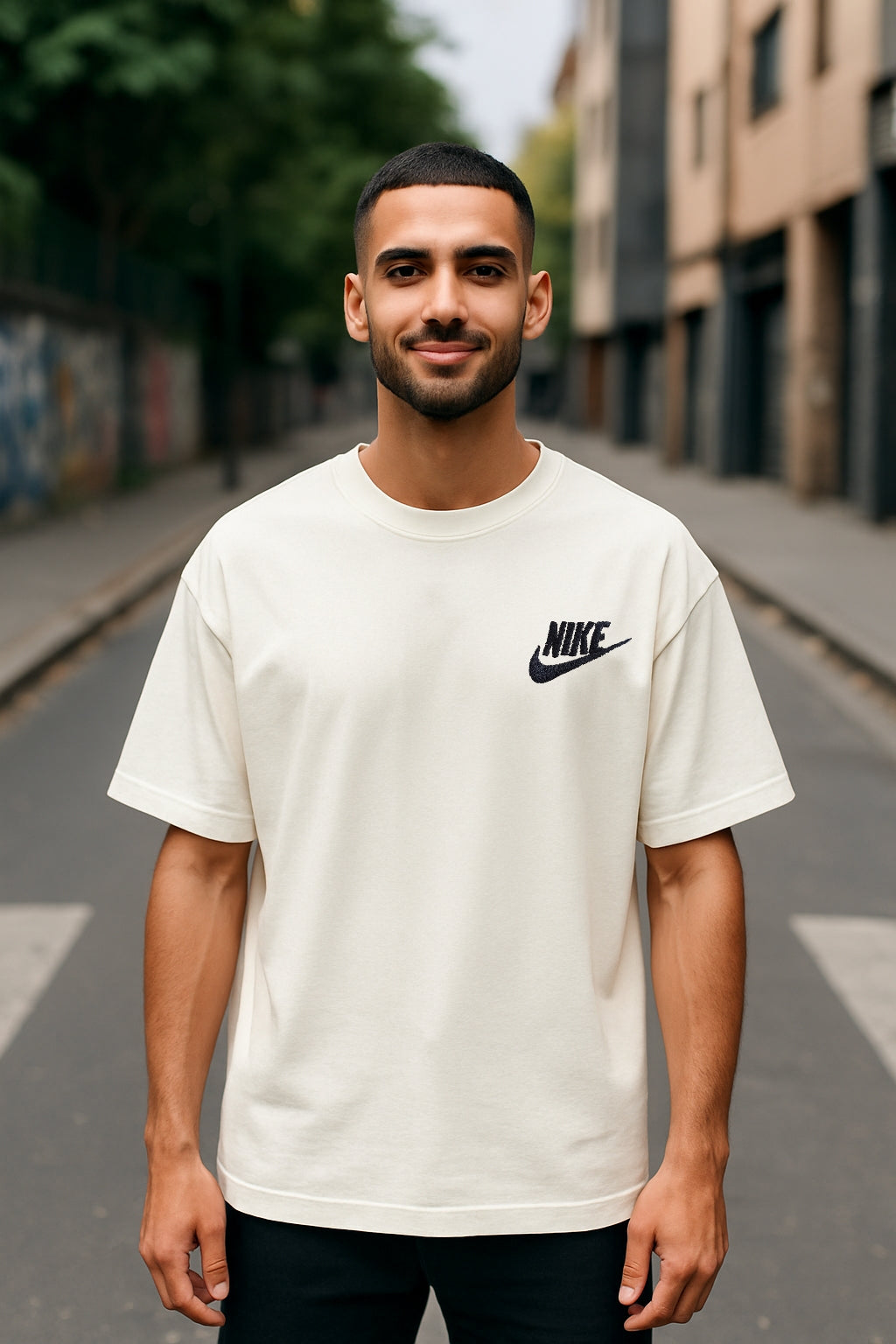 Remera Oversized NK Bordada Shift