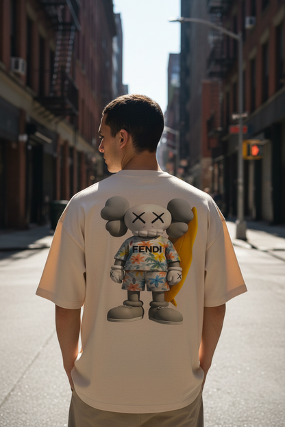 Remera Oversized FNDI Beach Kaws