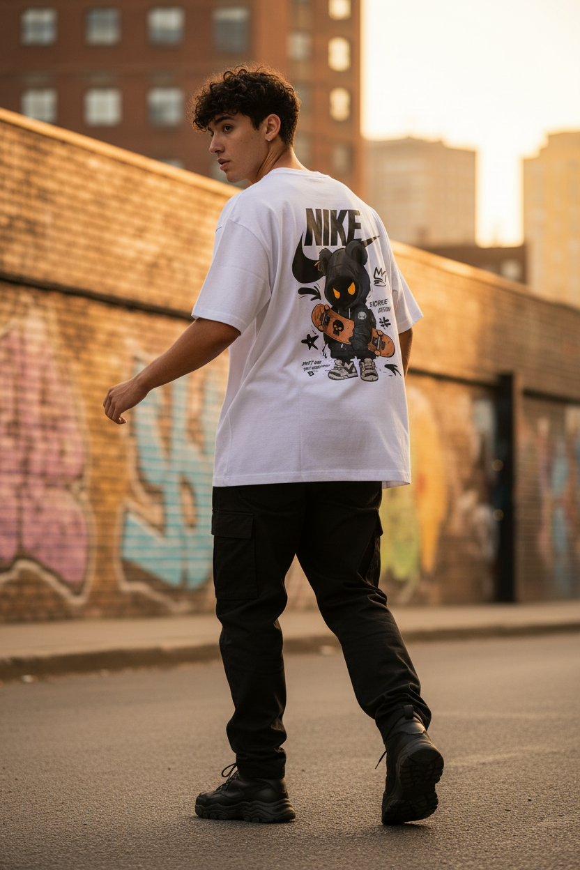Remera Oversized NK Mystery Guy