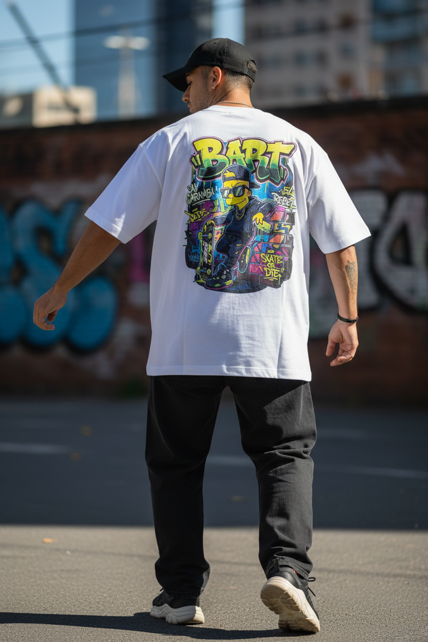 Remera Oversized NK Bart Rebel