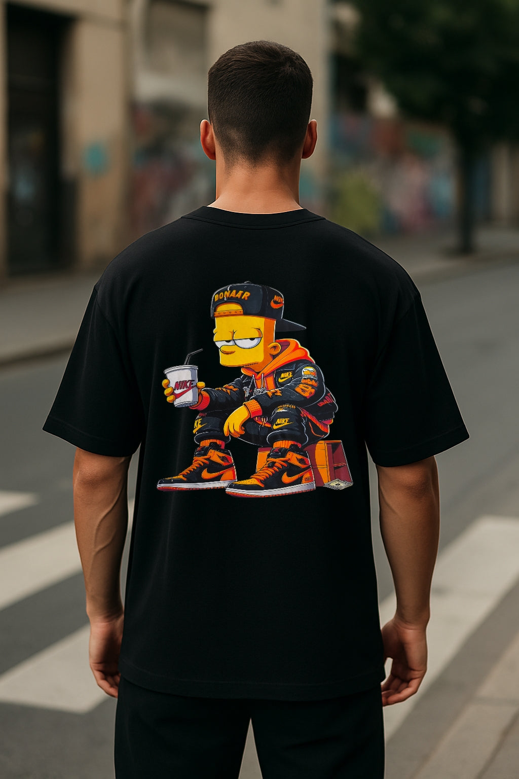 Remera Oversized NK Pouting Bart