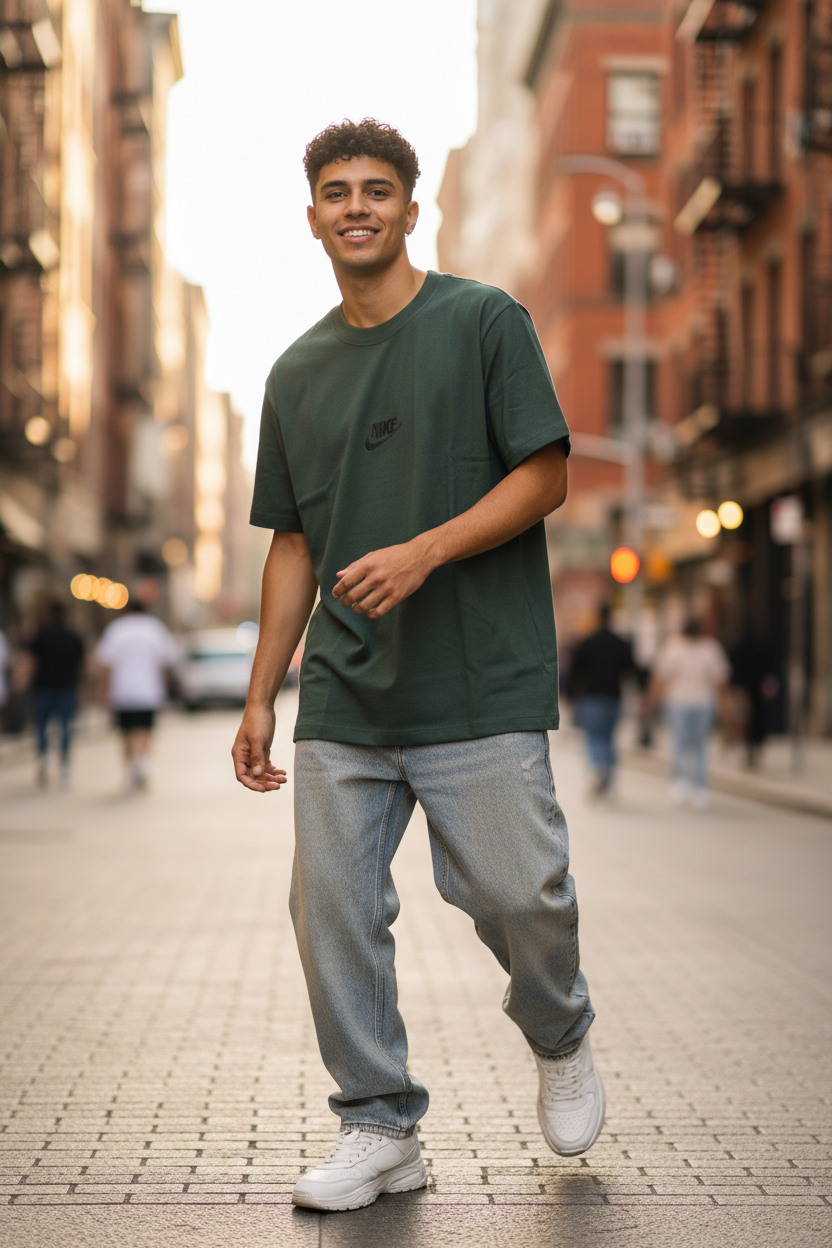 Remera Oversized Bordada NK Outlaw