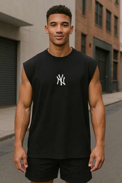 Musculosa Oversized NE Bordada NY