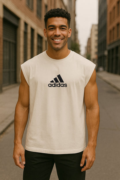 Musculosa Oversized ADI Streieifen Loop