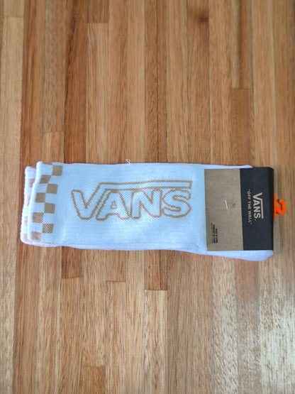 Medias blanca VNS logo grande beige