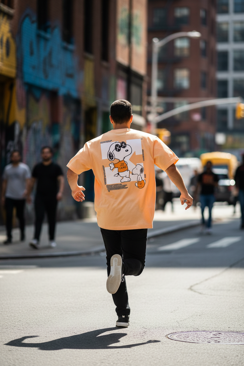 Remera Oversized OW Joe Kaws