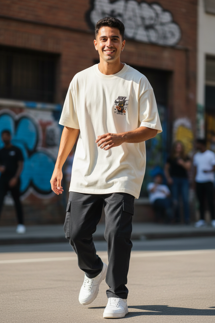 Remera Oversized NK Mystery Guy