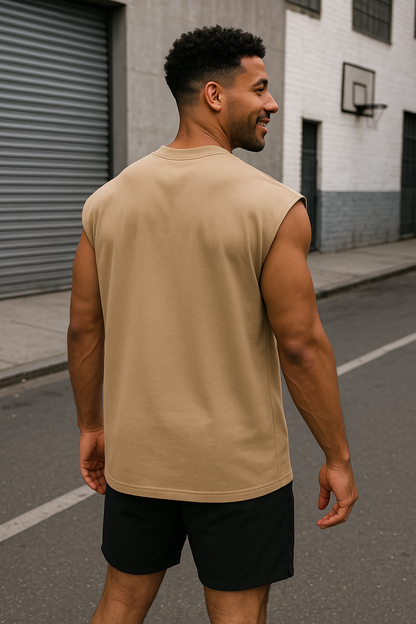 Musculosa Oversized NE Bordada LA