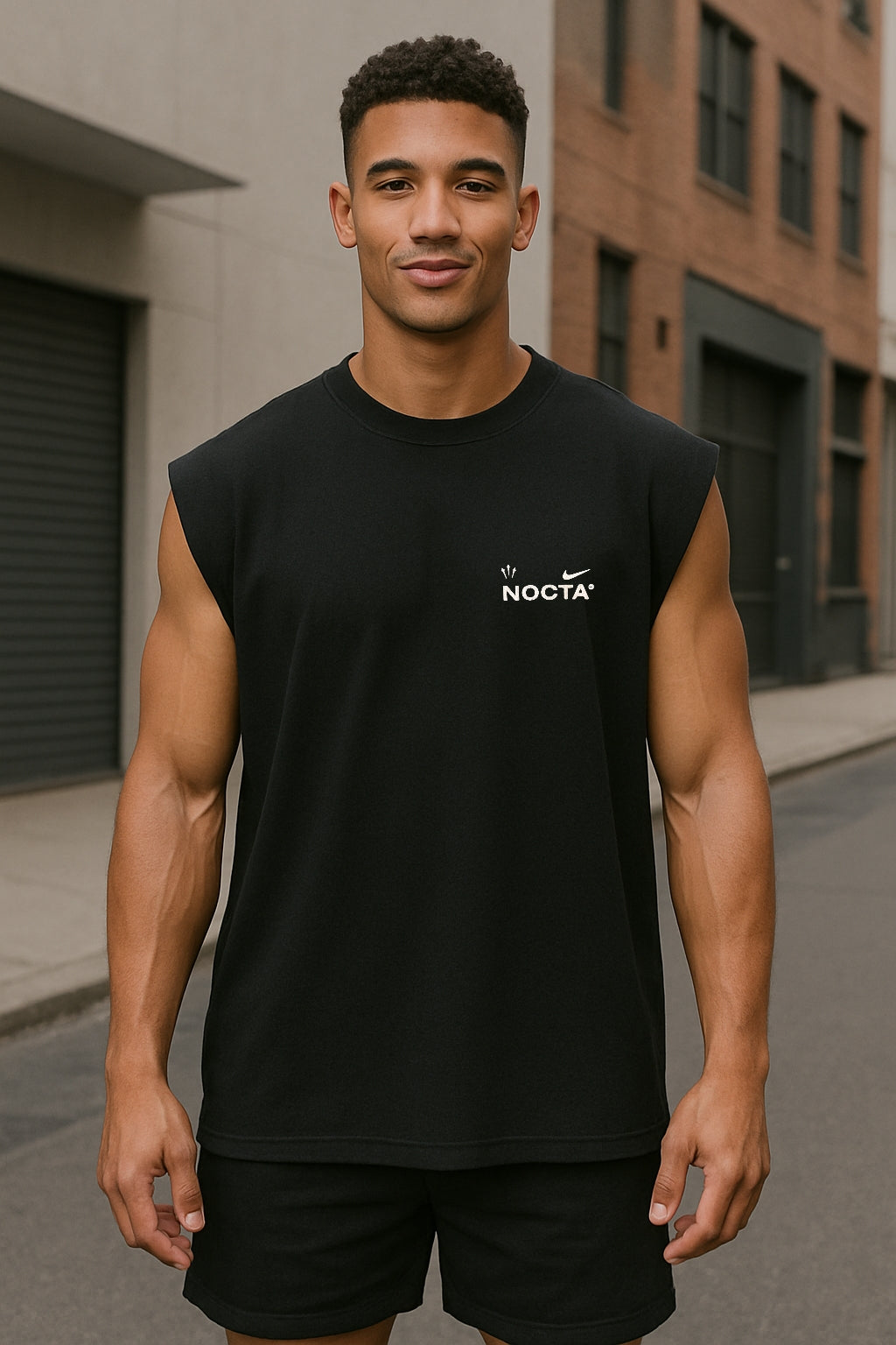 Musculosa Oversized NK Monogram