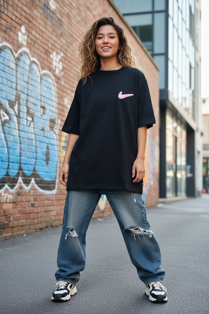 Remera Oversized NK Plush Time