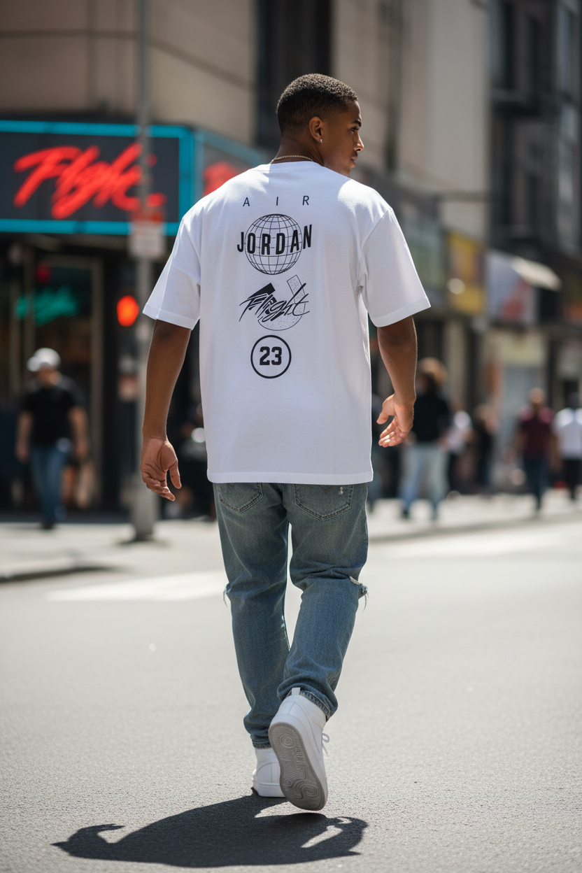 Remera Oversized JDN Air 23