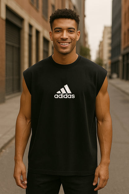 Musculosa Oversized ADI Streieifen Loop