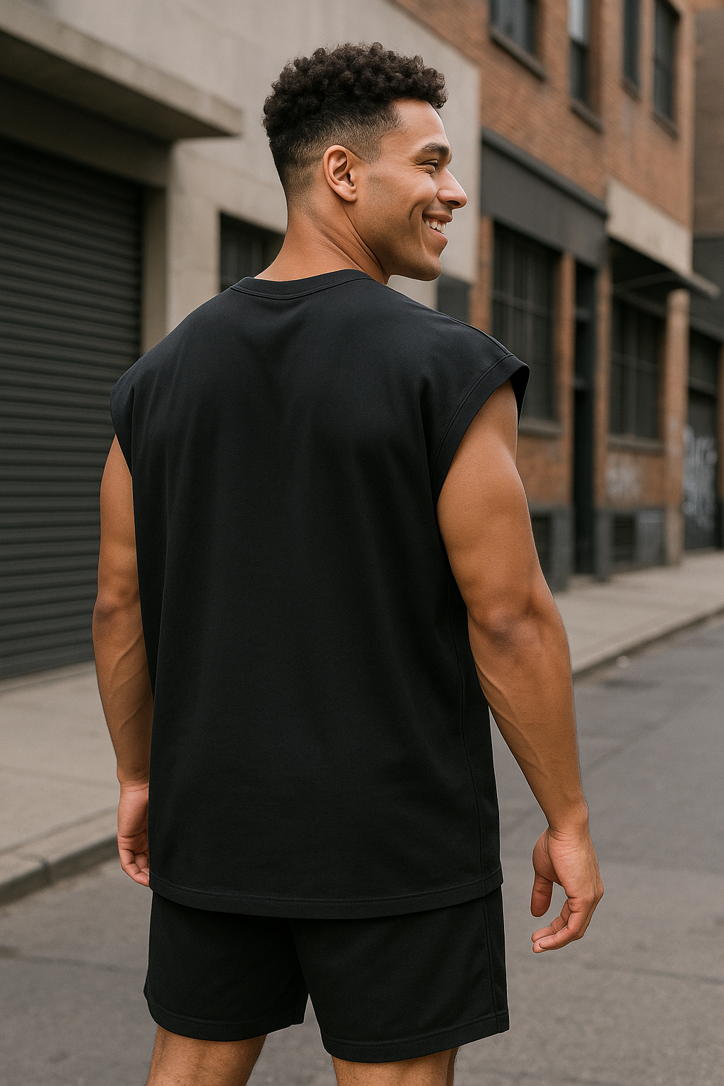 Musculosa Oversized JDN Bordada Apex