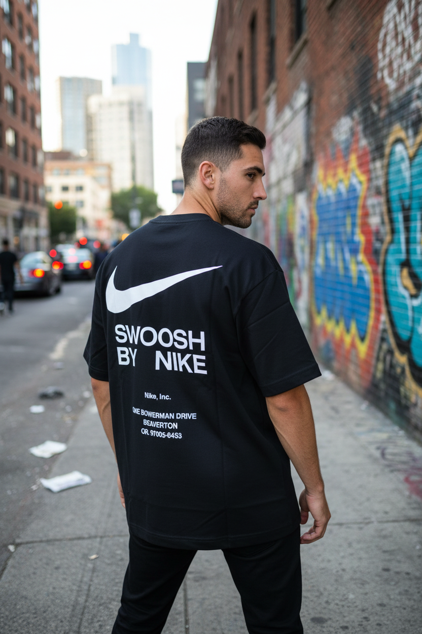 Remera Oversized NK Swossh Vibes