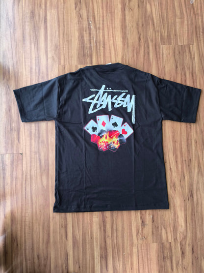 Remera Oversized STSSY BlackJack