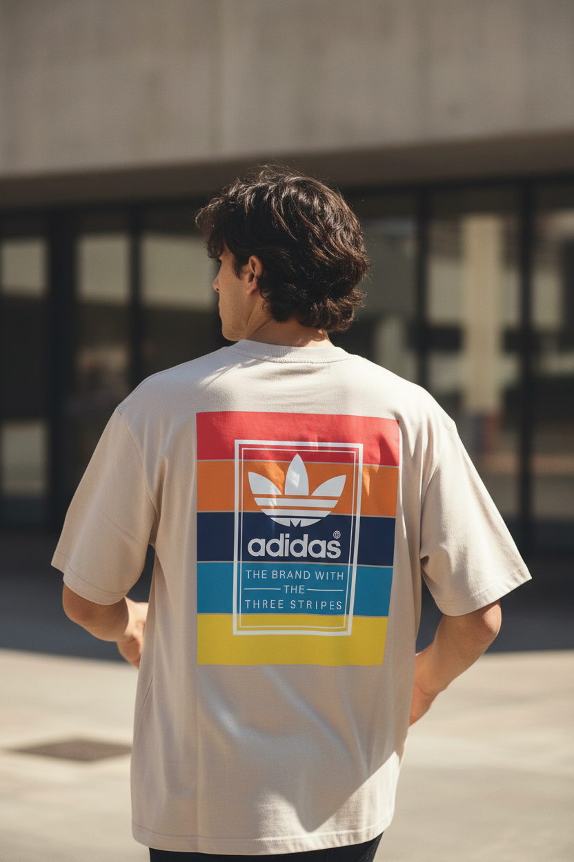 Remera Oversized ADI Raimbow