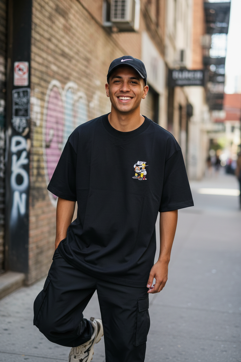 Remera Oversized NK Homer's Sneaker