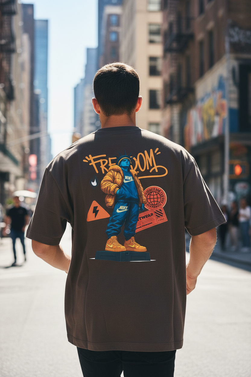 Remera Oversized NK Freedom
