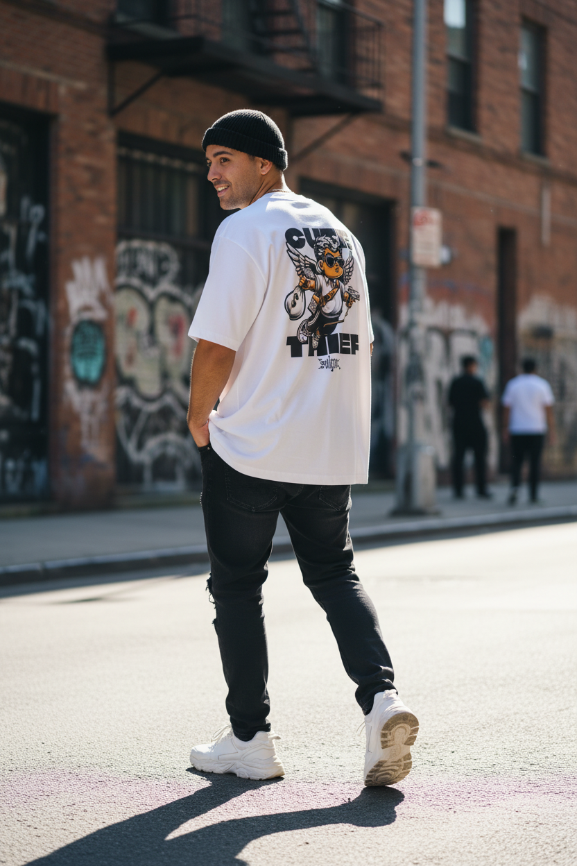Remera Oversized SG Cute Thief