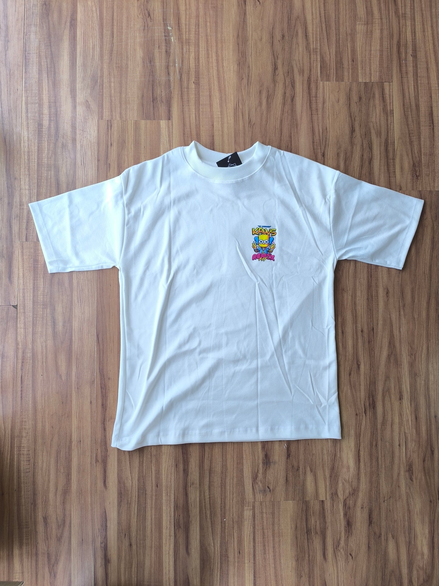 Remera Oversized Kaws Bart Remix