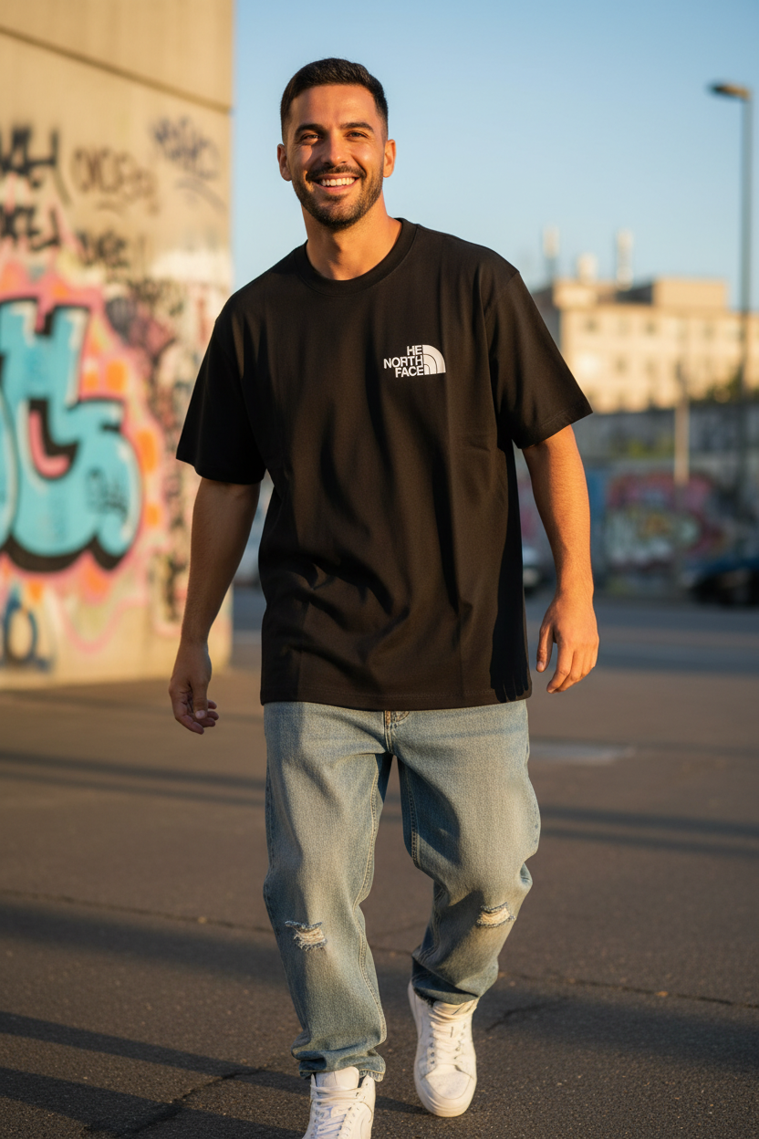 Remera Oversized TNF Labyrinth