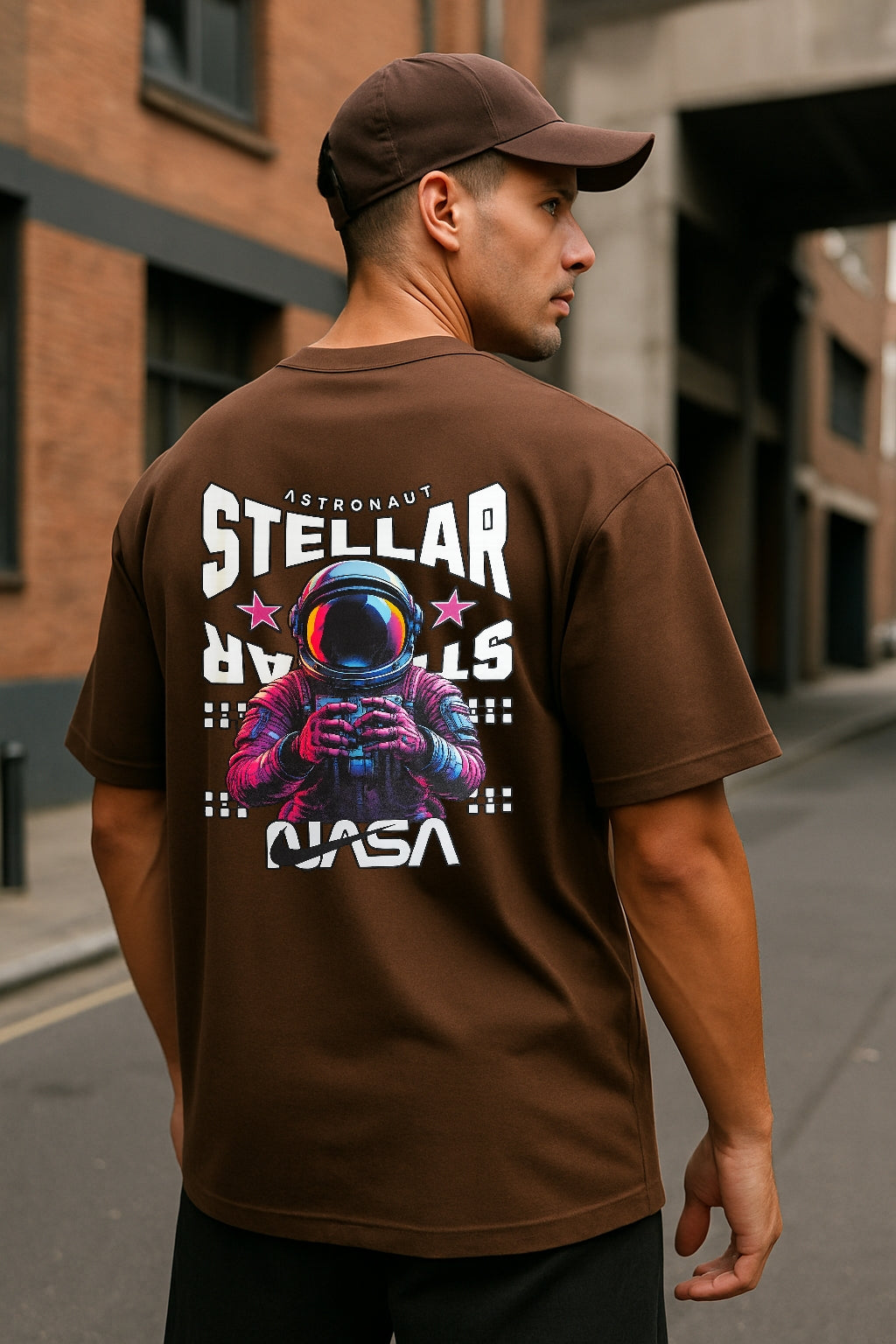 Remera Oversized NK Nasa Astronaut