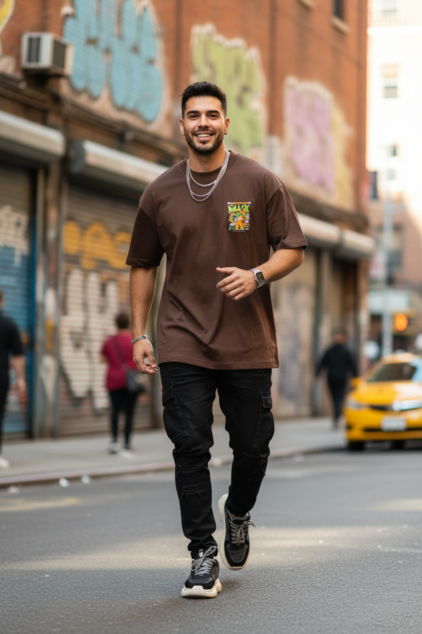 Remera Oversized The Mask
