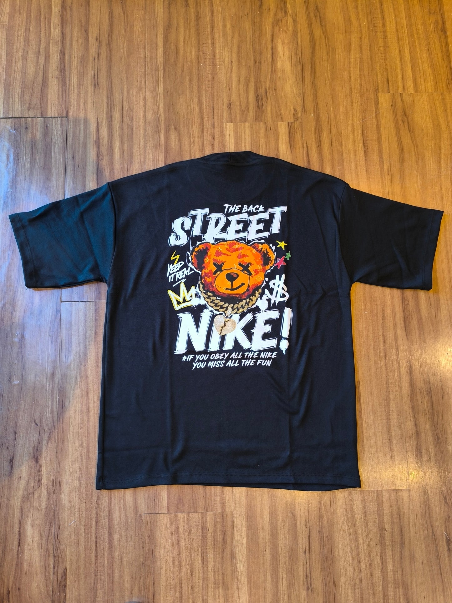 Remera Oversized NK Back Street