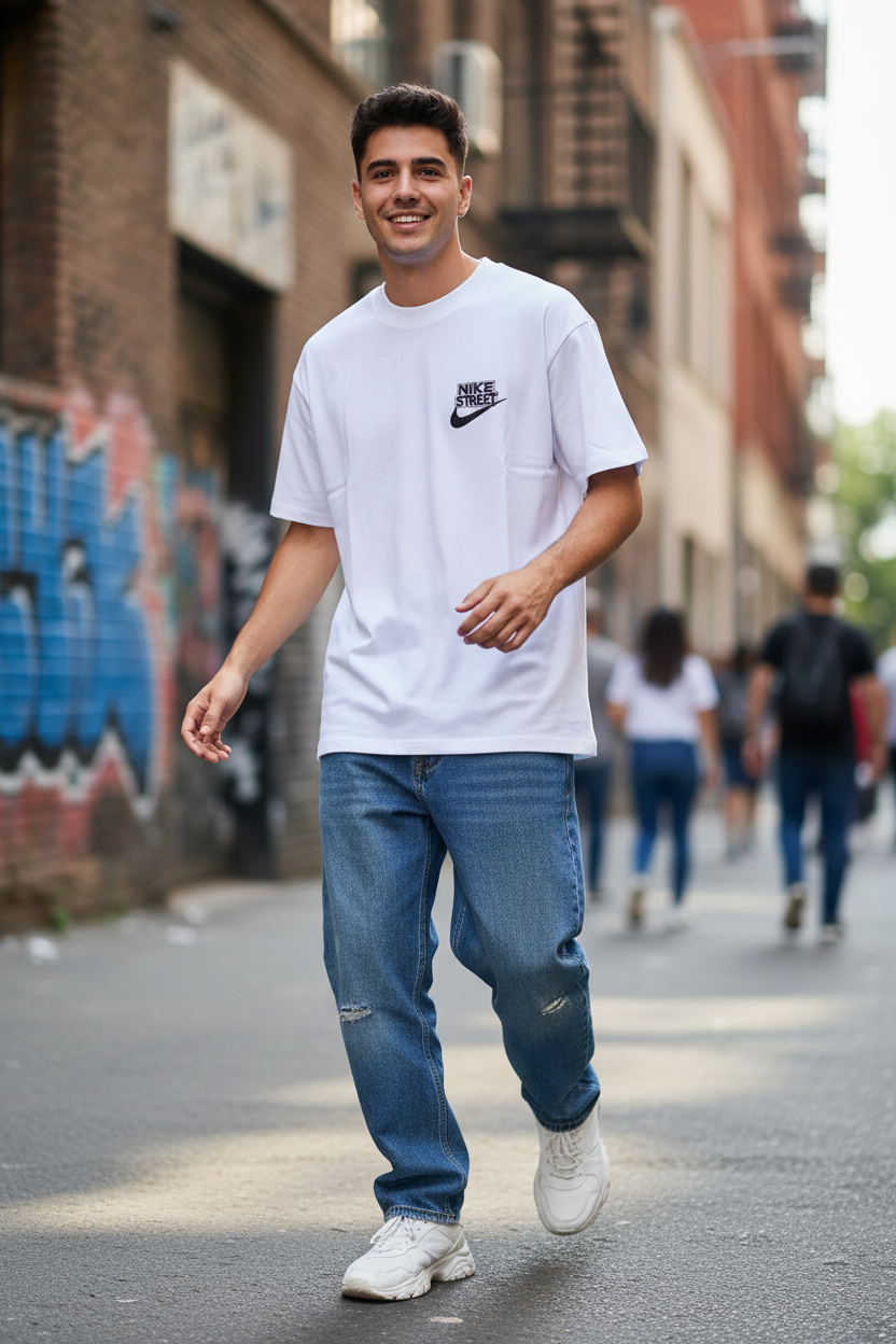 Remera Oversized NK Street Art