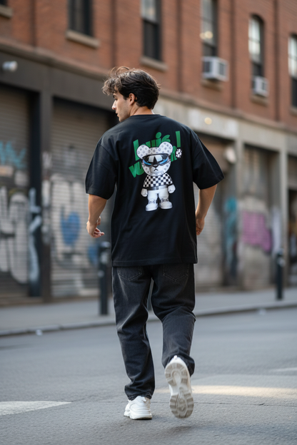 Remera Oversized LV Bear Style