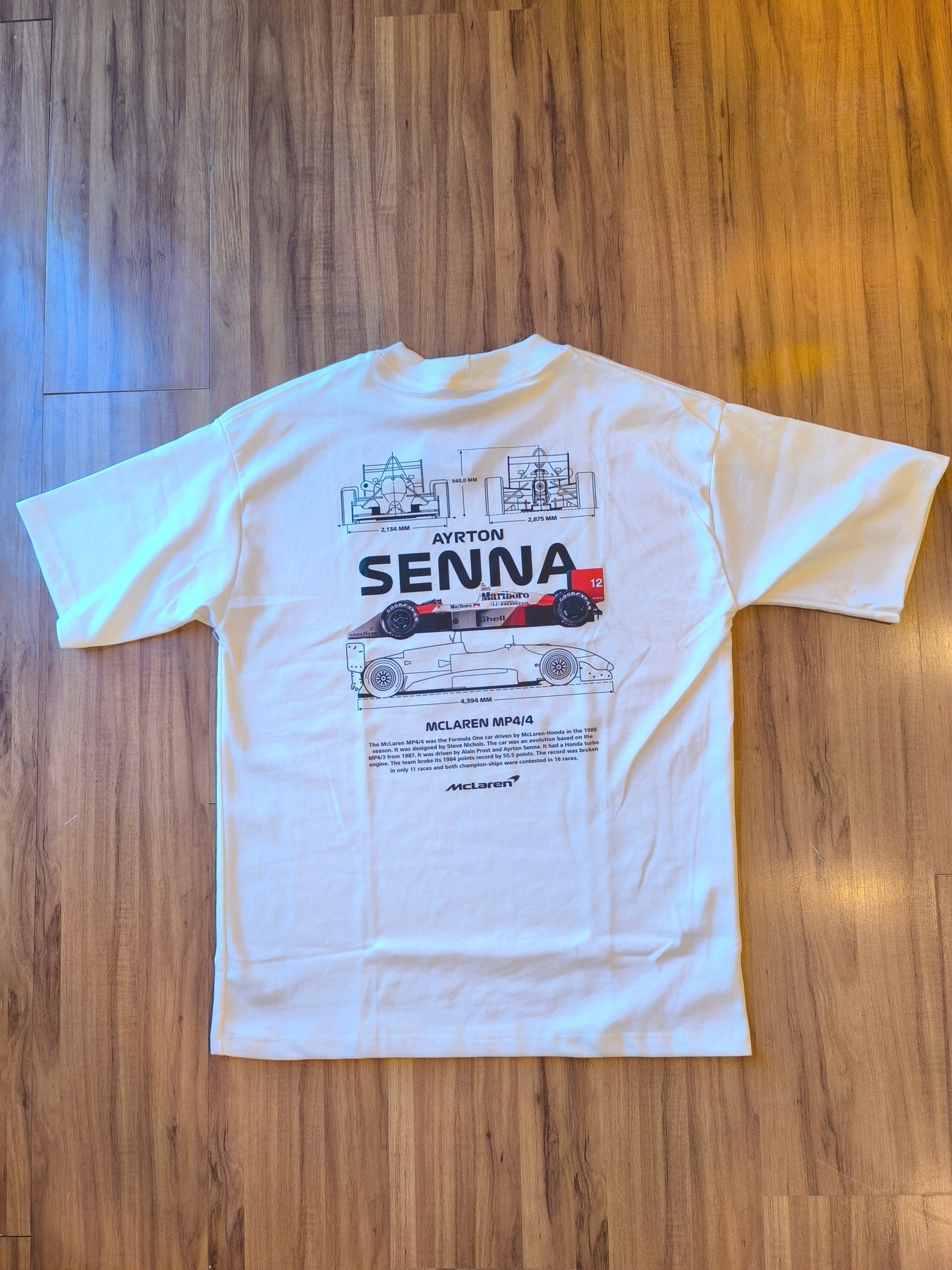 Remera Oversized Ayrton Senna